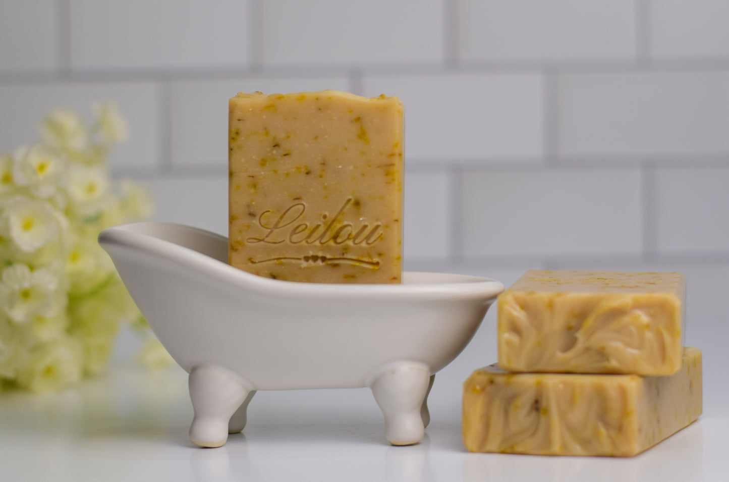 Coconut & Calendula Tall & Skinny Artisan Soap