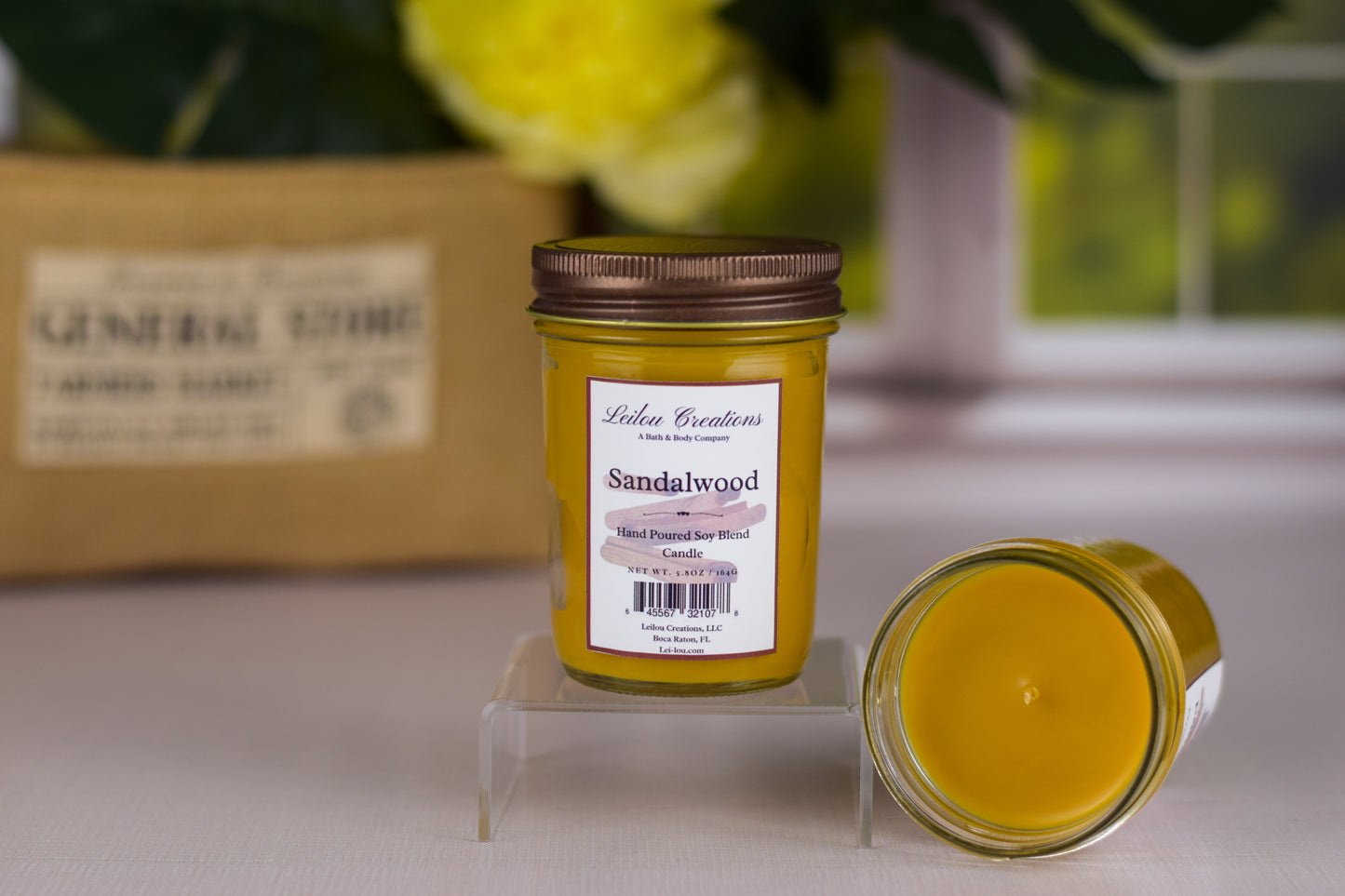 Sandalwood Jelly Jar Candle