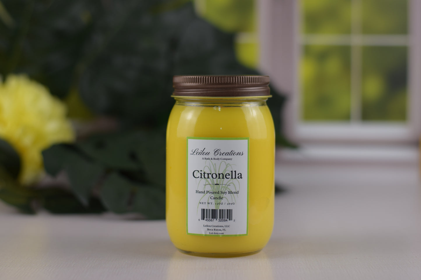 Citronella Mason Jar Candle