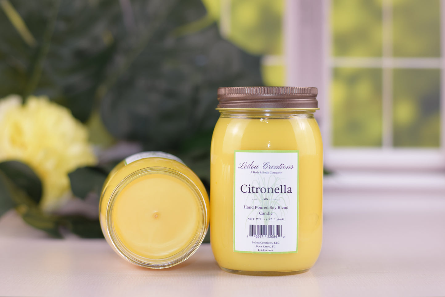 Citronella Mason Jar Candle