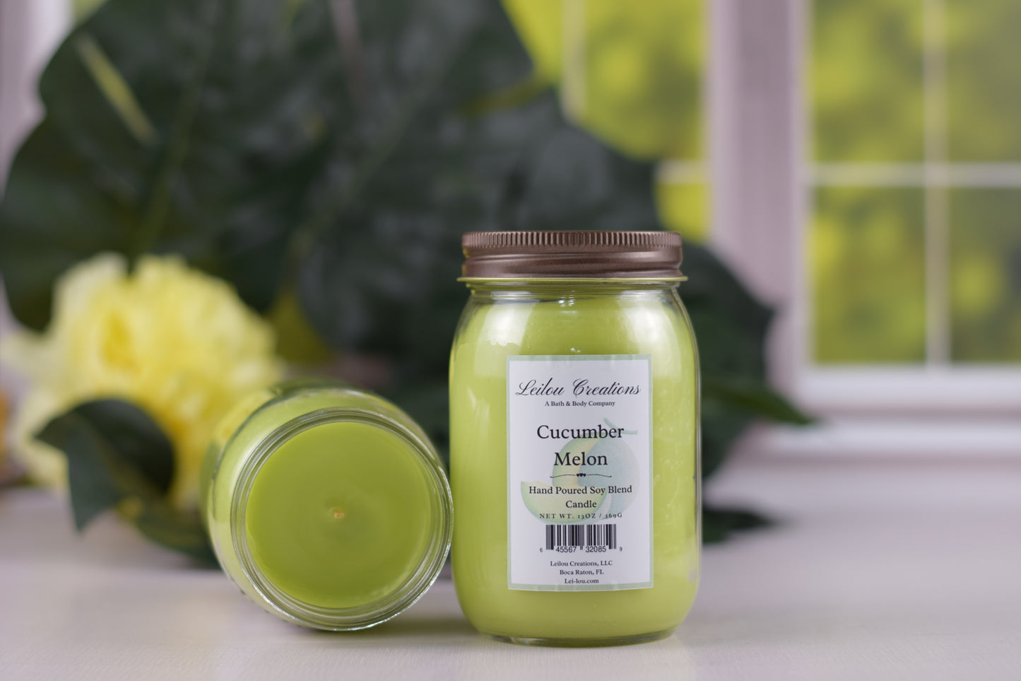 Cucumber Melon Mason Jar Candle