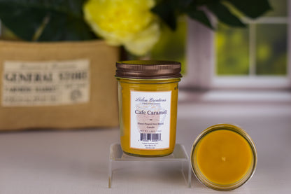 Cafe Caramel Jelly Jar Candle