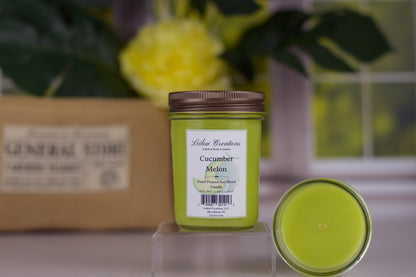 Cucumber Melon Jelly Jar Candle