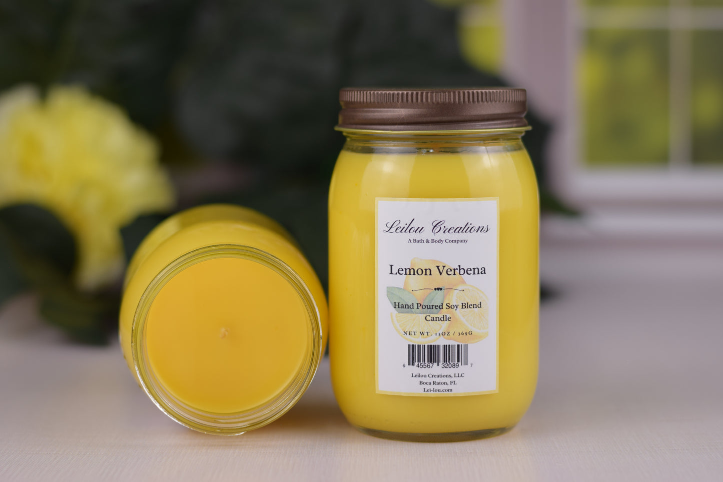 Lemon Verbena Mason Jar Candle