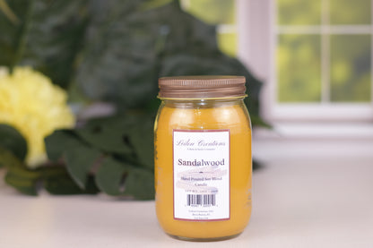 Sandalwood Mason Jar Candle