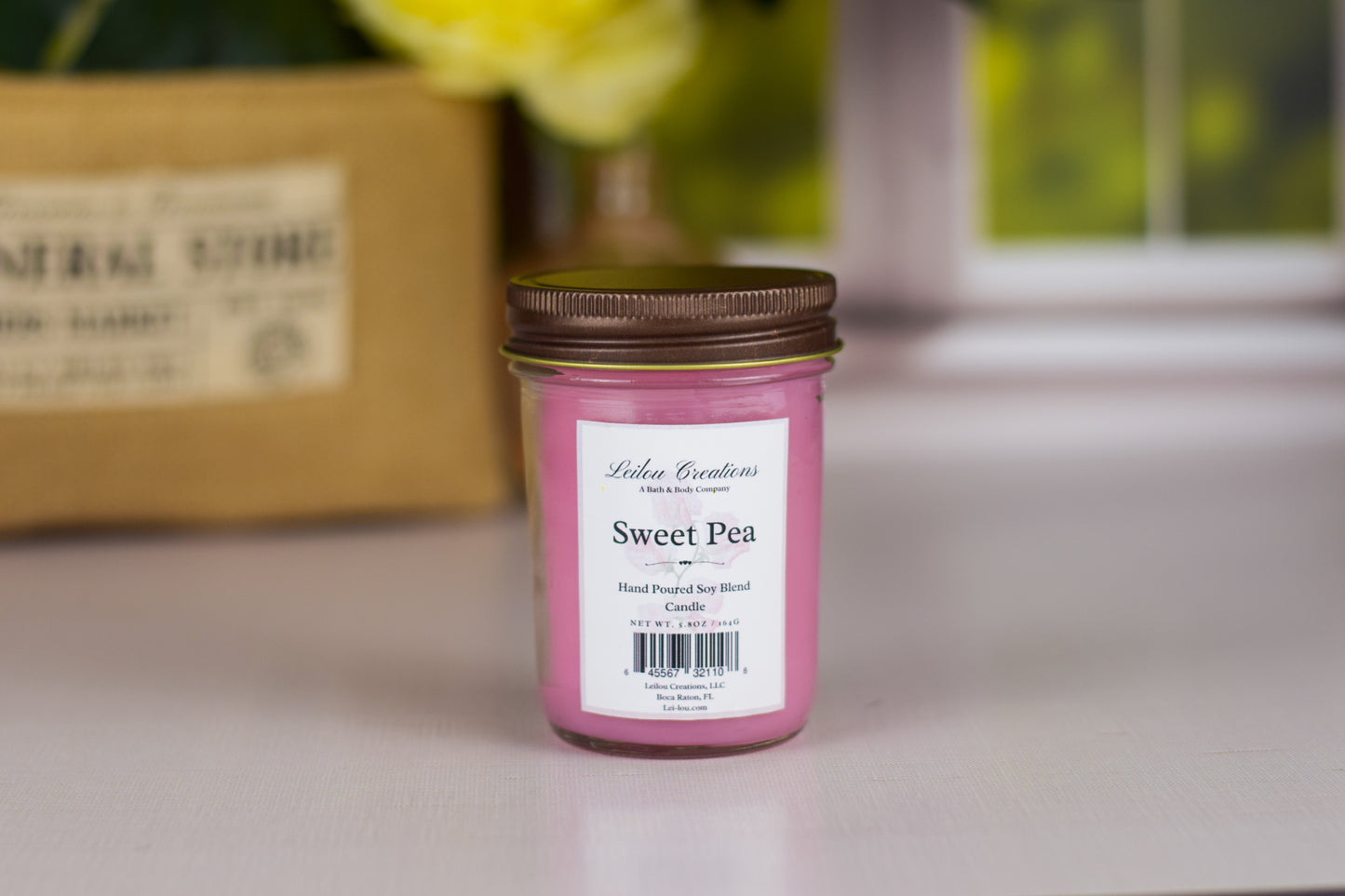 Enchanted Rose Jelly Jar Candle