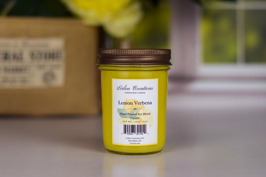 Lemon Verbena Jelly Jar Candle