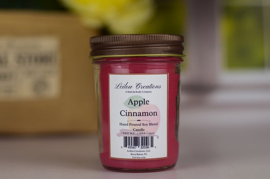 Apple Cinnamon Jelly Jar Candle